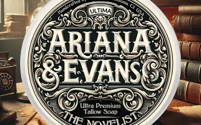 Ariana & Evans Rasierseife The Novelist 118ml, Ultima Base7