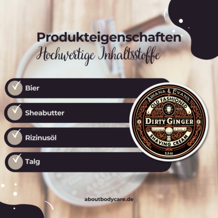 Ariana & Evans Rasierseife Dirty Ginger 157ml2