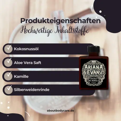 Ariana & Evans Aftershave The Novelist 148ml, Ultima Base2