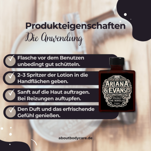 Ariana & Evans Aftershave The Novelist 148ml, Ultima Base4
