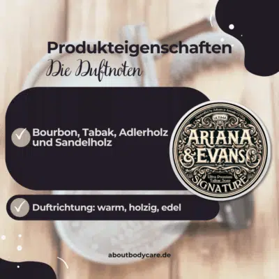 Ariana & Evans Rasierseife Signature 118ml, Ultima Base1