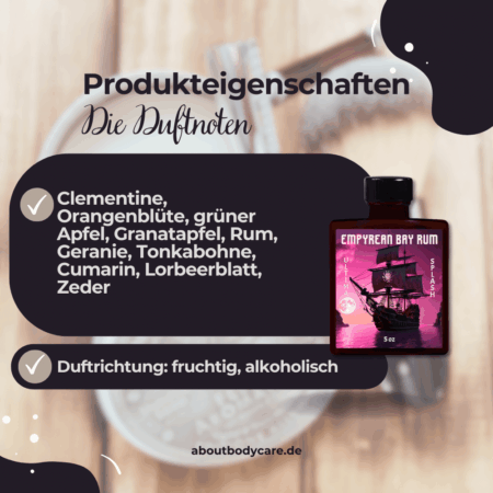 Ariana & Evans Aftershave Empyrean Bay Rum 148ml, Ultima Base1