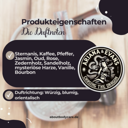 Ariana & Evans Rasierseife Chasing The Dragon 118ml, Ultima Base1