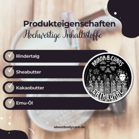 Ariana & Evans Rasierseife Cathedral 148ml, Ultima Base2