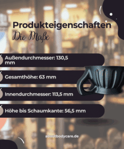 About Body Care Rasierschale Cloud Cannon P1 - Black1
