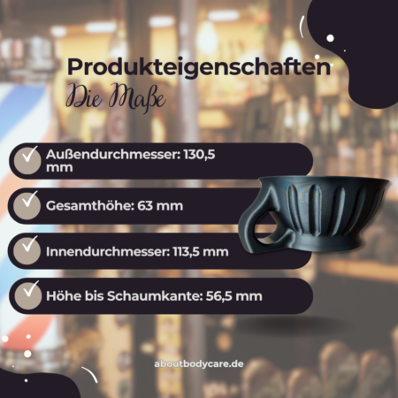 About Body Care Rasierschale Cloud Cannon P1 - Black1