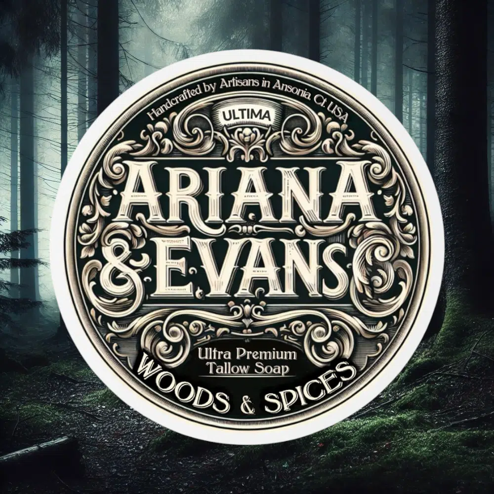 Ariana & Evans Rasierseife Wood & Spices 148ml, Ultima Base5