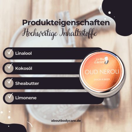 Le Père Lucien Rasierseife Oud Neroli 150g-2