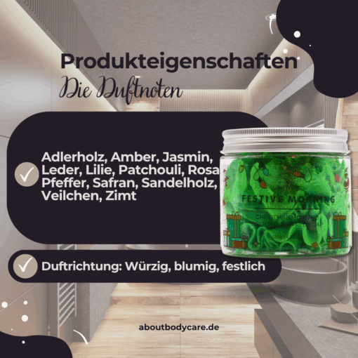 Ancient Wisdom Schlagseife Festive Morning 120g1