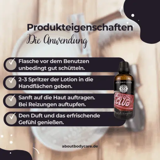 BBS Shaving Aftershave Lotion BBS Club 100ml4
