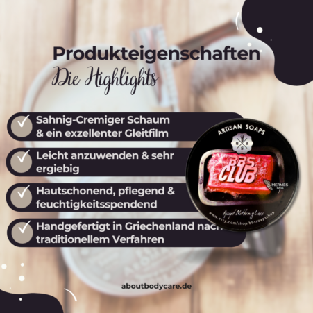 BBS Shaving Rasierseife BBS Club 125g3