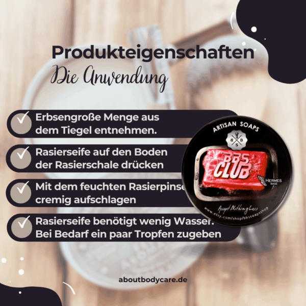 BBS Shaving Rasierseife BBS Club 125g4