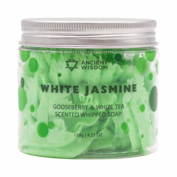 Ancient Wisdom Schlagseife White Jasmin 120g