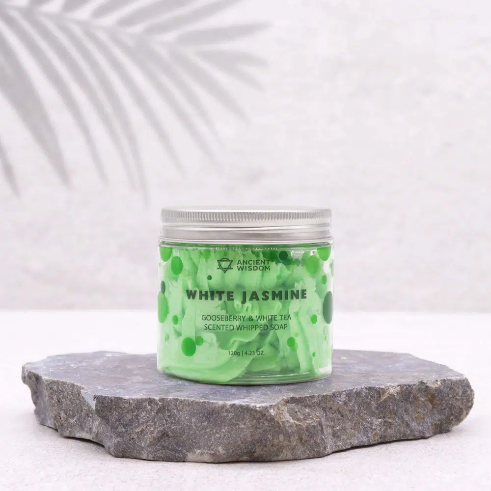 Ancient Wisdom Schlagseife White Jasmin 120g4