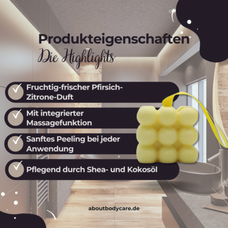 Ancient Wisdom Massageseife Pfirsich und Zitrone 170g2