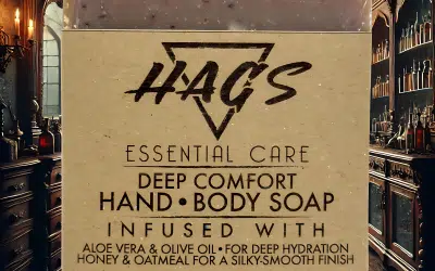 HAGS Körperseife Barberwood 115-125g7