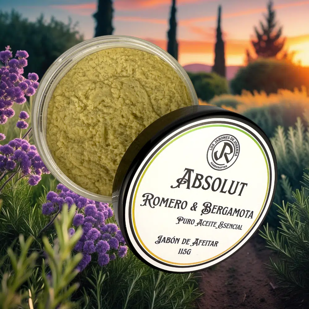 Los Jabones De Joserra Rasierseife Absolut Romero und Bergamota 115g5