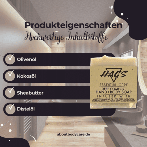HAGS Körperseife Neutral 115-125g3