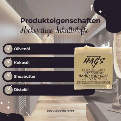 HAGS Körperseife Neutral 115-125g3