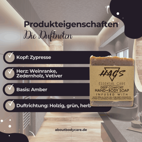 HAGS Körperseife Orbit Grove 115-125g1