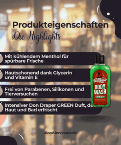 Don Draper Body Wash Green 250ml1
