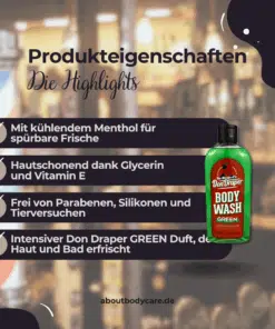 Don Draper Body Wash Green 250ml1