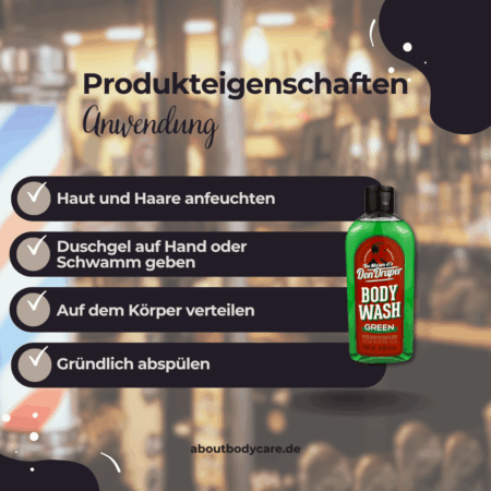 Don Draper Body Wash Green 250ml2