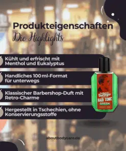 Don Draper Hair Tonic Green Travelsize 100ml1