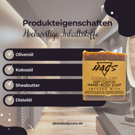 HAGS Körperseife Barberwood 115-125g4