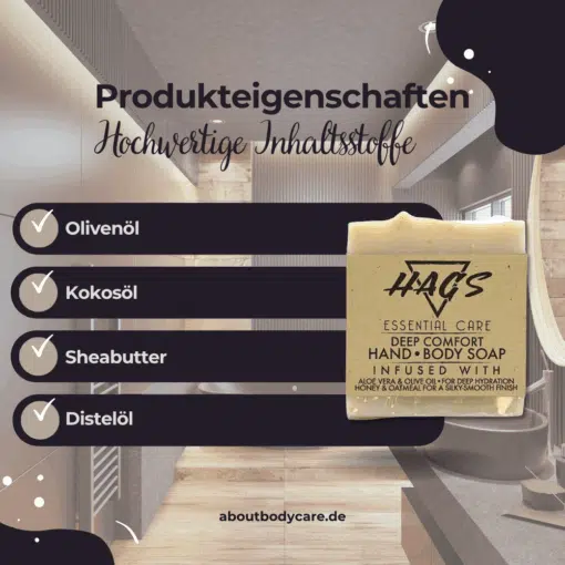 HAGS Körperseife Cha Nova 115-125g2