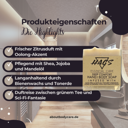 HAGS Körperseife Cha Nova 115-125g3