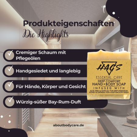 HAGS Körperseife Isla Muerta 115-125g3