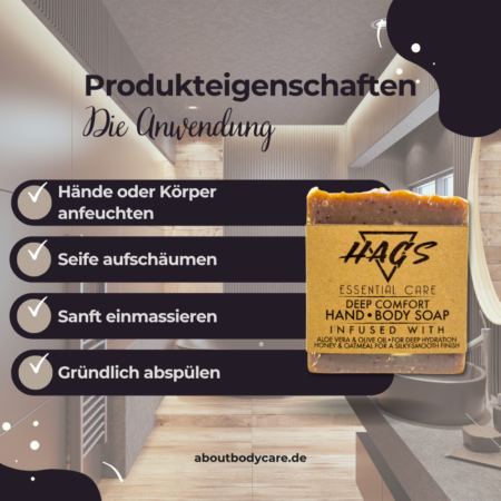 HAGS Körperseife Barberwood 115-125g2