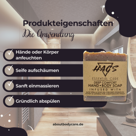 HAGS Körperseife The Awakening 115-125g3