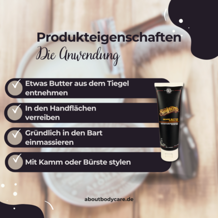 Suavecito Bartbalsam Whiskey Bar 118ml, Beard Butter2