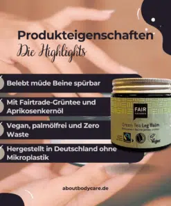 FAIR SQUARED Leg Balm Green Tea 50ml1