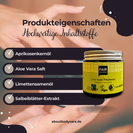 FAIR SQUARED Foot Freshener Lime 50ml2