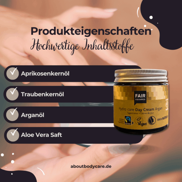 FAIR SQUARED Day Cream Argan Hydro Care 50ml2