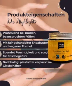 FAIR SQUARED Foot Care Bath Shea 50g1