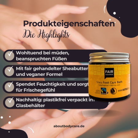 FAIR SQUARED Foot Care Bath Shea 50g1