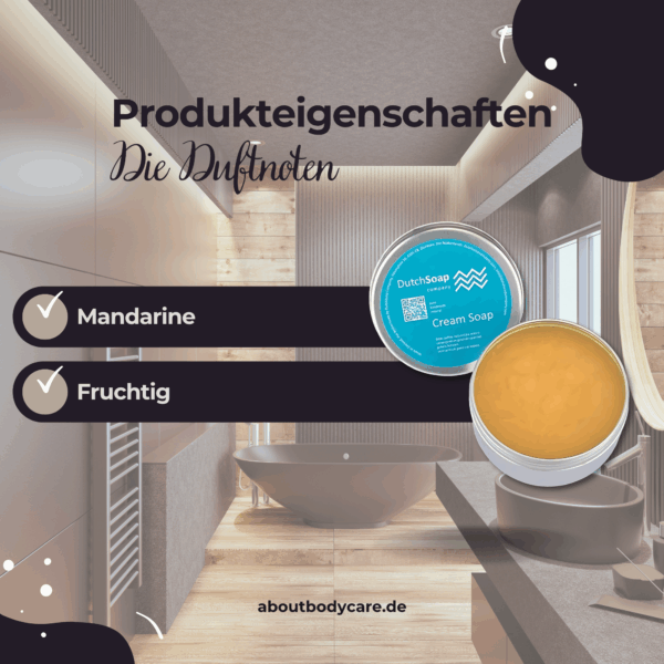 Dutch Soap Company Cream Soap Mandarine 100g 1