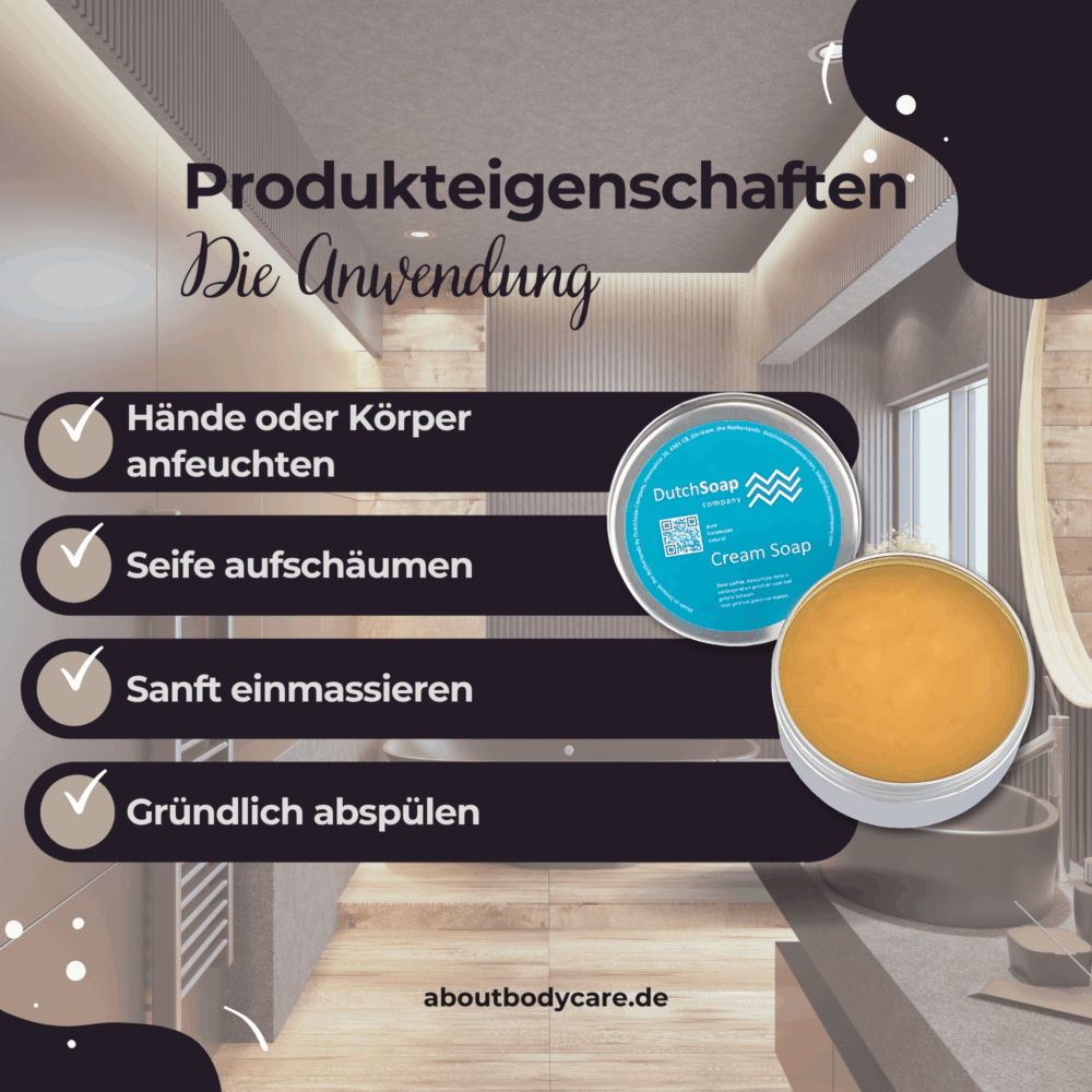 Dutch Soap Company Cream Soap Mandarine 100g 3