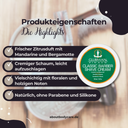 Clubman Pinaud Rasiercreme Classic Barber 453 ml2