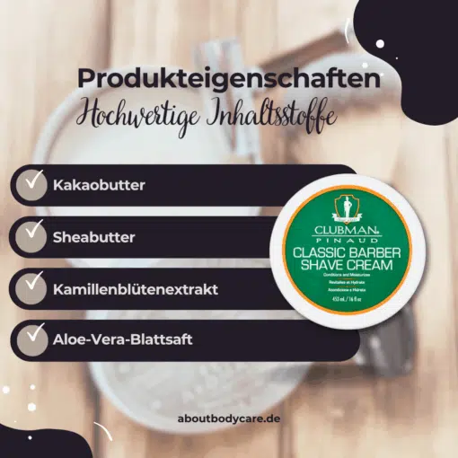 Clubman Pinaud Rasiercreme Classic Barber 453 ml3