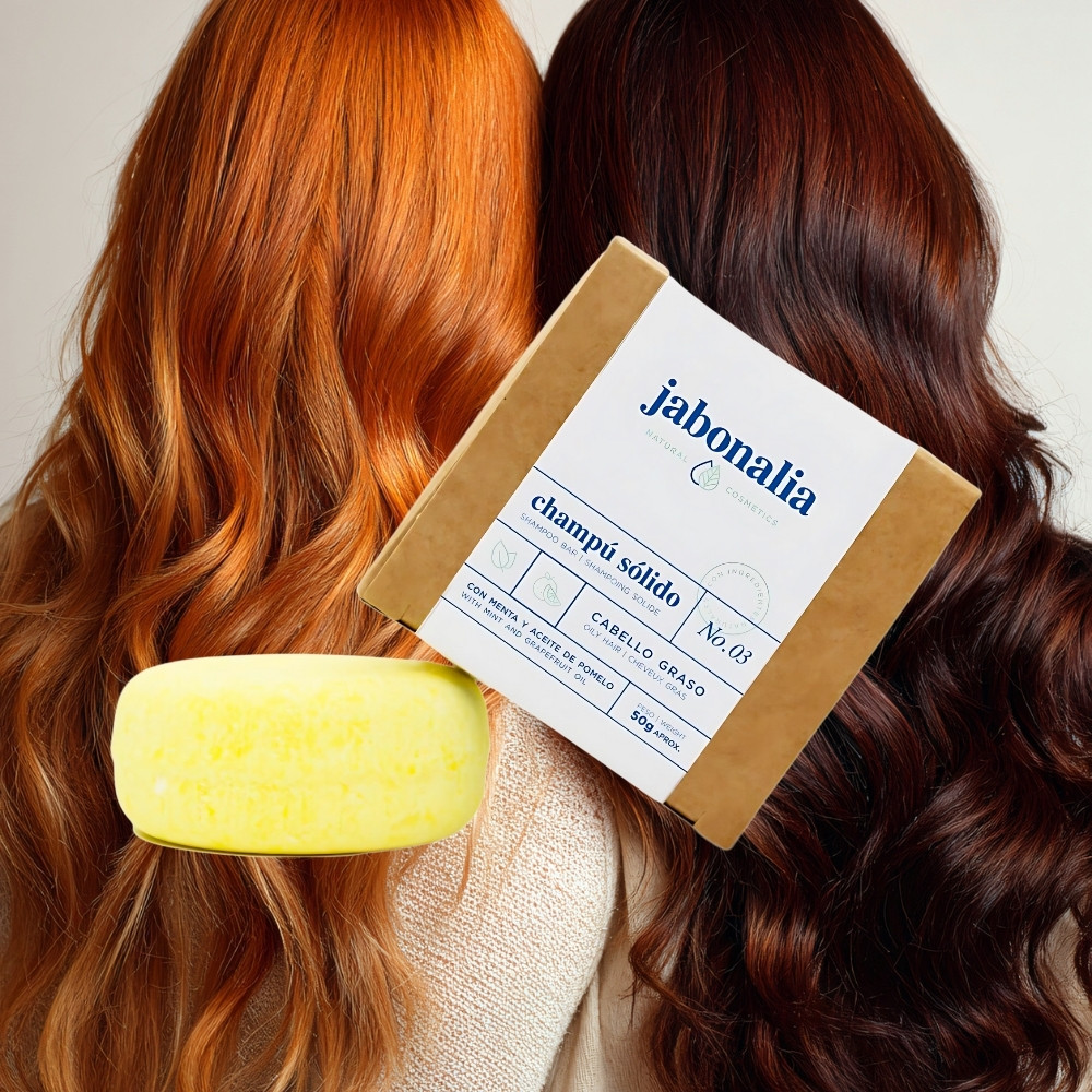 Jabonalia Festes Shampoo für fettiges Haar 50g3