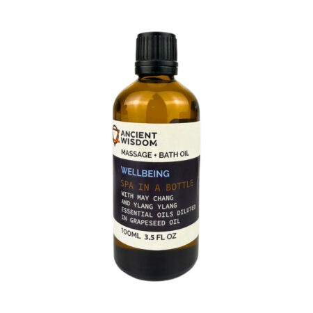 Ancient Wisdom Massageöl Wellbeing 100ml, Massage- und Badeöl-1