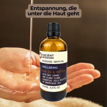 Ancient Wisdom Massageöl Wellbeing 100ml, Massage- und Badeöl-3