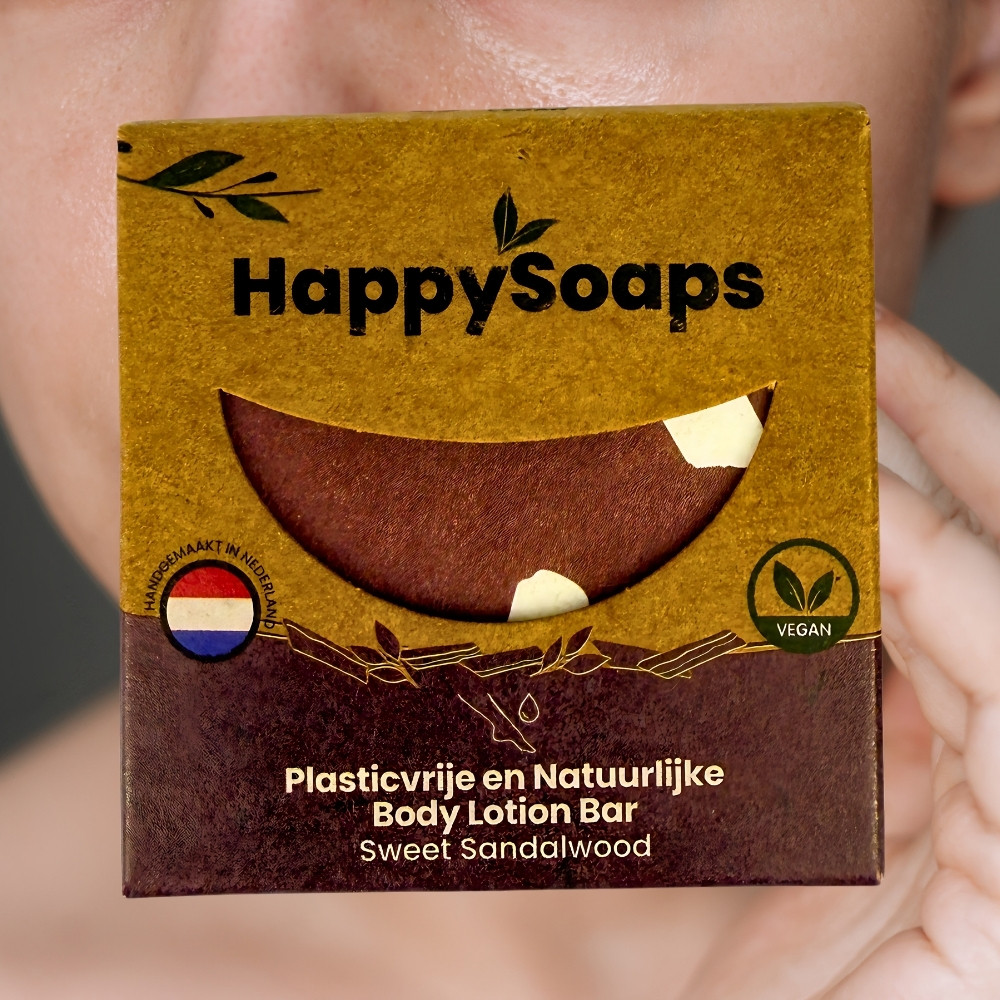 HappySoaps Body Lotion Sweet Sandalwood 65g, für alle Hauttypen-8