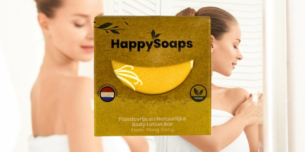 HappySoaps Body Oil Bar Exotic Ylang Ylang 70g, für alle Hauttypen-5