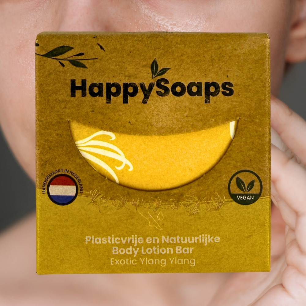 HappySoaps Body Oil Bar Exotic Ylang Ylang 70g, für alle Hauttypen-8